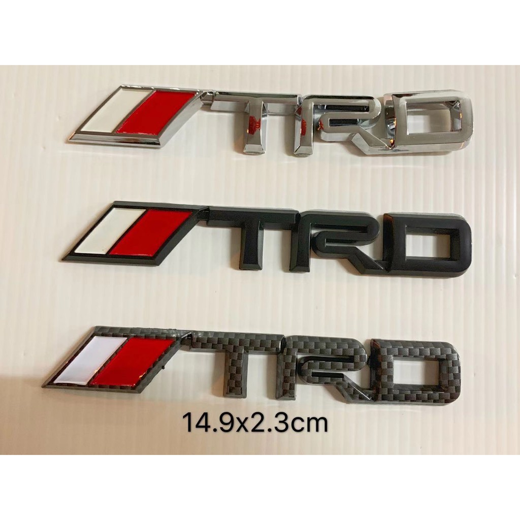 Emblem โลโก้ TOYOTA TRD สําหรับ TOYOTA VIOS HILUX WISH