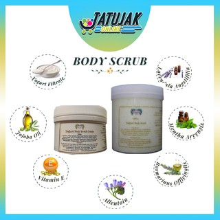 Yoghurt Body Scrub ครีมขัดผิวโยเกิร์ต สครับขัดผิว ผลัดเซลล์ผิว ผิวใส