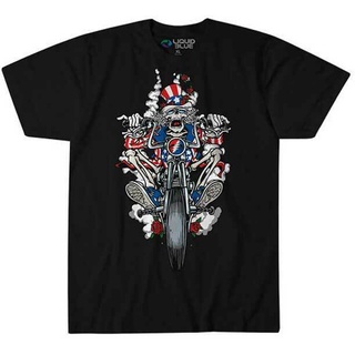 T-shirt  ใหม่ เสื้อยืด ผ้าฝ้าย พิมพ์ลาย Novelty ManS Grateful Dead Moto Sam สําหรับผู้ชายS-5XL