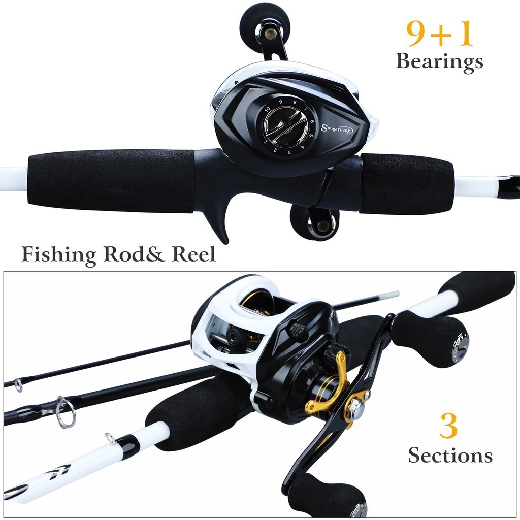 3 rod and reel combos