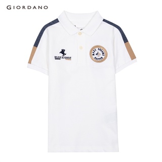 GIORDANO เสื้อโปโลเด็ก - Junior Cotton Lycra Polo 03011302