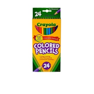 สีไม้ ปลอดสาร Crayola 24สี