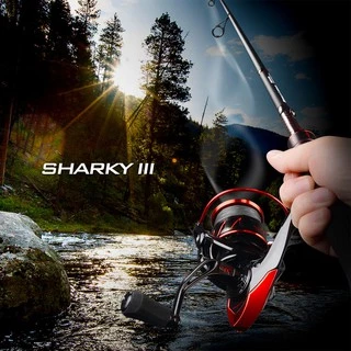 KastKing Sharky รอกตกปลาสปินนิ่ง แบบนวัตกรรมกันน้ำ แรงดึงสูงสุด 18 กก. สำหรับตกปลากะพง
