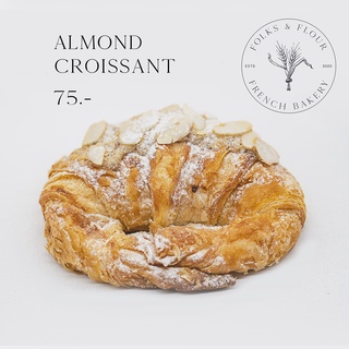 Almond Croissant , ครัวซองต์ ไส้อัลมอลต์