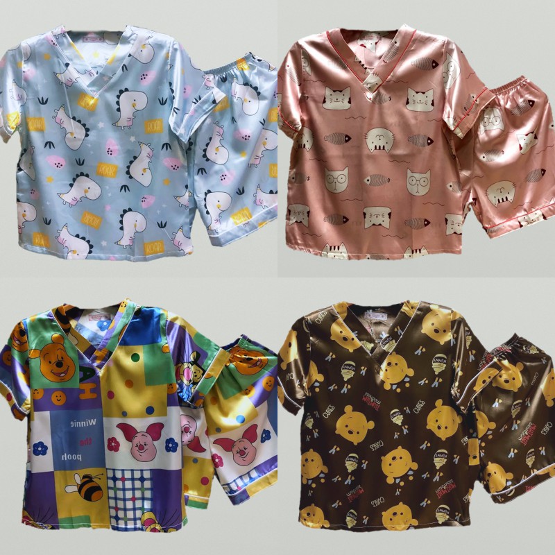 HotSale! ☃???????? ใหม่ล่าสุด++ ชุดนอนแขน-ขาสั้น ชุดนอนลายการ์ตูน ชุด ...