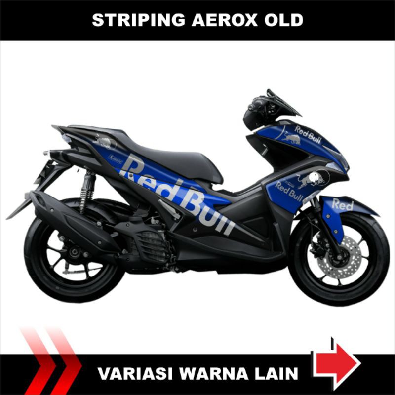 Striping STICKER AEROX 155 SEMI FULL / RED BULL VARIATION