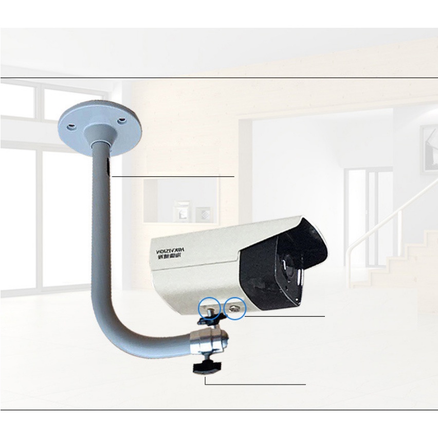 ขายึดแขวนโปรเจคเตอร์ ขายึดแขวนกล้องวงจรปิด CCTV หัวจับยึดสามารถหมุนได้ 360 องศารอบทิศทาง มี 7ขนาด ทำจากอลูมิเนีย