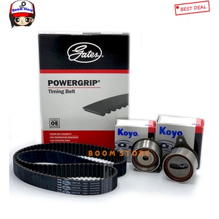 GATES+KOYO ชุดสายพานไทม์มิ่ง+ลูกรอกTOYOTA EE90,EE100,AE111 รหัสเครื่อง 4EFE รหัสสินค้า.T900+PU255424ARR/PU345637RR