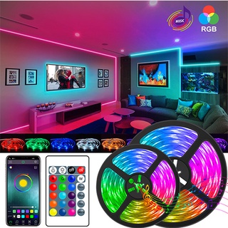 เทปไฟ LED RGB 5V บลูทูธ USB ยืดหยุ่น สําหรับทีวี RGB TV