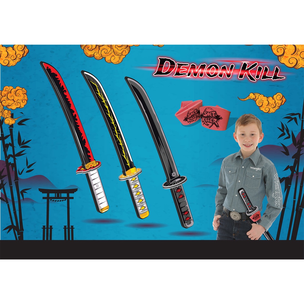 New 2021 ! ดาบซามูไร Sword Demon Kill (ผลิตจากวัสดุ EVA Foam)