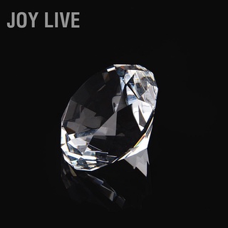 Joy Live 40 มิลลิเมตรล้างคริสตัลเพชรตัดแก้วเครื่องประดับที่ทับกระดาษแต่งงานตกแต่งบ้านของขวัญ