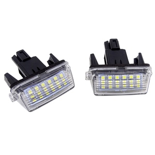 หลอดไฟ LED 12V กันน้ํา สีขาว สําหรับติดป้ายทะเบียนรถยนต์ Toyota Camry Corolla Yaris Vitz Prius 2012-2016 2 ชิ้น