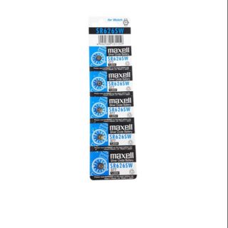 ถ่านกระดุมถ่านนาฬิกาแฟชั่น SR 626 SW 377/1.55V  ยี่ห้อ Maxell   แพคละ5 ก้อน อย่างดี