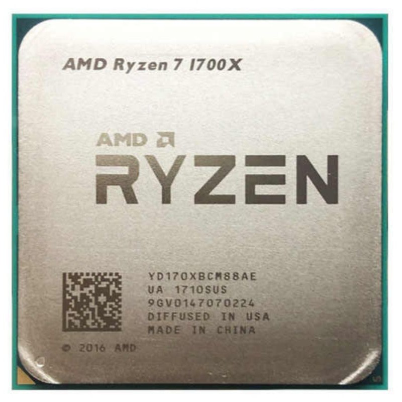 CPU AMD Ryzen 7 1700X 8C/16T 3.4GHz (Turbo 3.8GHz) R7 1700X AM4 (มือสอง)