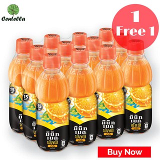 Minute Maid frozen juice Pulpy 290 ml. pack. 12 bottle. พิเศษ ซื้อ 1 เเถม 1 Special Buy 1 free 1