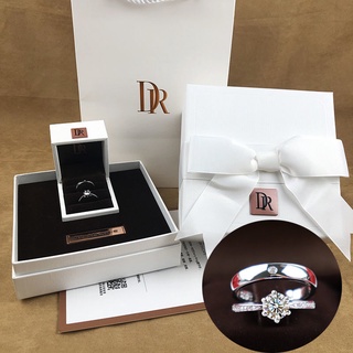 แหวนมอยส์ซาไนต์。แหวนผู้หญิง。 Dr Simulation Ring Ring Mosan Diamond Ring คู่รักคู่รักคู่แต่งงานอุปกรณ์แต่งงานของ Tanab