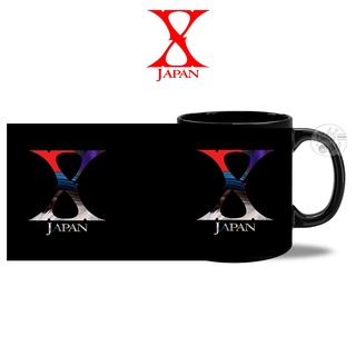 แก้วกาแฟ วง X Japan สกรีนรูปรอบแก้ว ภาพคมชัดสวยงาม ของใหม่ มือหนึ่ง ใช้เป็น ของขวัญ ปีใหม่ / X02