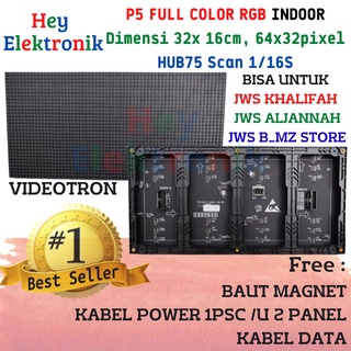 โมดูลแผงไฟ LED P5 RGB INDOOR FULL COLOR SMD สําหรับวิ่ง