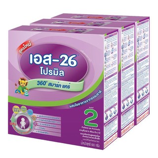 **ถูกสุดๆ**S-26 Promil เอส-26 โปรมิล สูตร2 ขนาด 350กรัม/กล่อง แพ็คละ3กล่อง