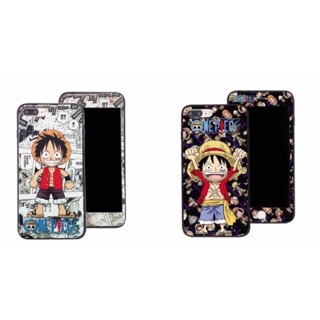 เคส+ฟิล์มกระจกลายการ์ตูน เคสหลังพร้อมฟิล์(สิ้นค้าพร้อมส่งค่ะ)ม สำหรับรุ่น 5s 5 6s 6 6plus 6sPlus 7 8 se 7Plus 8Plus