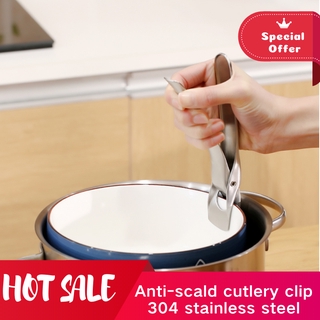 Kitchen Clip, Dish Clip, Tray Clip Supreme - Anti-Scald 304 Stainless Steel Hot Plate Gripper, Pot Gripper & Bowl Lifter - Ultimate Non-Slip Gripper and Essential Home Kitchen Accessories