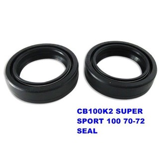 HONDA CB100K2 SUPER SPORT 100 year 1970-1972 FRONT FORK SEAL SET (27-37-7.1) // ซีล ซีลท่อระบบกันสะเทือน