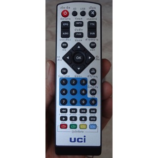 รีโมทกล่องดิจิตอลทีวี UCI DVB-T1601