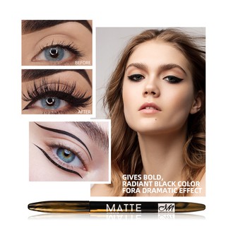 E431 กันน้ำกันเหงื่อ อายไลเนอร์เนื้อแมท Matte black liquid eyeliner  ให้ทุกสัมผัสการกรีดสม่ำเสมอไม่ขาดตอน ขายปลีกส่ง คสอ