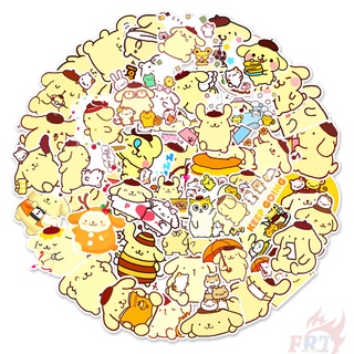 SANRIO 50 ชิ้น / ชุด ☆ ซานริโอ้ สติกเกอร์ Pom Pom Purin Series 01 สําหรับติดตกแต่ง ☆ สติกเกอร์ ลายกราฟฟิติ กันน้ํา Diy