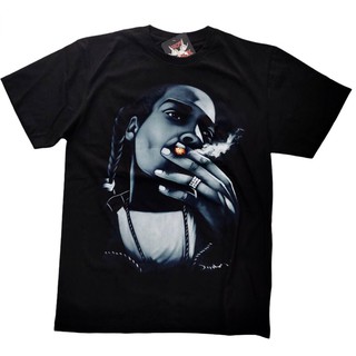 เสื้อยืดโอเวอร์ไซส์เสื้อsnoopdogg smokeweed raptee เสื้อยืด snoop dogg Hiphop rapperS-3XL