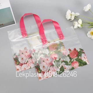 ถุงหูเทปshopping ขนาดกว้าง35สูง30ก้น6ซม.เนื้อpe(50ใบต่อแพ็ค)(s)
