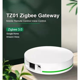 Liligood Tuya Zigbee 3.0 IoT Smart Gateway Hub สะพานสมาร์ทโฮม แอพ สมาร์ทไลฟ์ รีโมตคอนโทรลไร้สาย ทํางานร่วมกับ Alexa Google Home รีโมทคอนโทรลไร้สาย อุปกรณ์ Zigbee