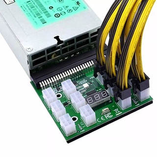 สาย PCIE 6พินผู้ เป็น 6 + 2-Pin (6-Pin/8-Pin) สายไฟแยก PCIE PciExpress.