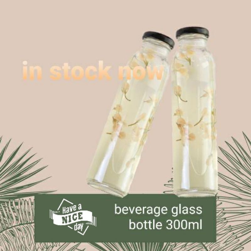 ขวดแก้ว 300 ml 💥ราคาส่ง 12 บาท(100ใบ)💥 กรุณาสั่งซื้อเป็นชุด (1ชุดมี 50ใบ)