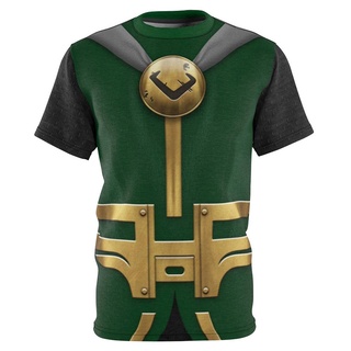 เสื้อยืด พิมพ์ลาย Loki 3 มิติ เครื่องแต่งกายคอสเพลย์ แฟชั่นฤดูร้อน