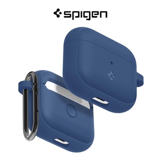 SPIGEN เคสซิลิโคน พร้อมคาราบิเนอร์ สําหรับหูฟังไร้สาย Apple AirPods 3rd Gen 2021