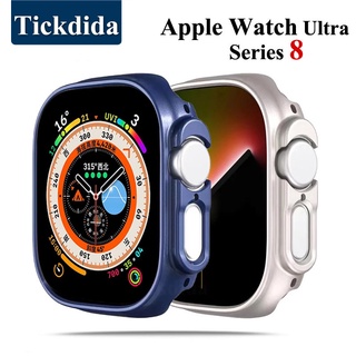 สําหรับ Apple Watch Ultra 49 มม. เคส สําหรับ Apple Watch 8 Pro Series 8 45 มม. ฮาร์ดพีซี ฝาครอบป้องกัน กรอบกลวง กันชน