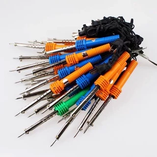 หัวแร้งบัดกรี หัวแร้งไฟฟ้า หัวแร้ง (คละสี) 30w 220v อย่างดี หัวแร้งไฟฟ้า บัดกรี ตะกั่ว เครื่องเชื่อม