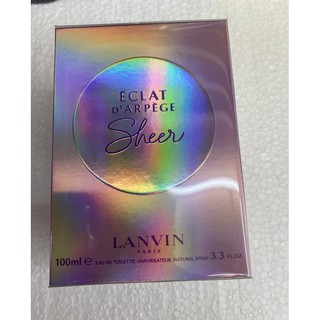 LANVIN ECLAT DARPEGE Sheer 100ml EAU DE TOILETTE กลิ่นล่าสุดจาก Lanvin หอมอ่อนโยน ละมุน ผ่อนคลายสุดๆ