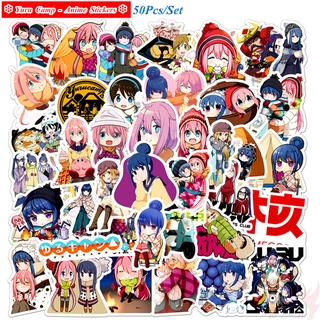 ❉ Yuru Camp - Series 01 Anime Cartoon สติ๊กเกอร์ ❉ 50Pcs/Set Outdoor Activity Club Mixed Luggage Laptop Skateboard Doodle สติ๊กเกอร์