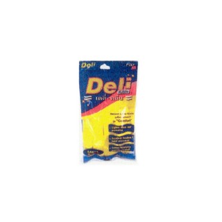 ถุงมือยาง (L) COMFORT POLY | DELI-KLEEN | 931-3 อุปกรณ์ทำความสะอาด อุปกรณ์ความสะอาด จัดเก็บและทำความสะอาด ถุงมือยาง (L)