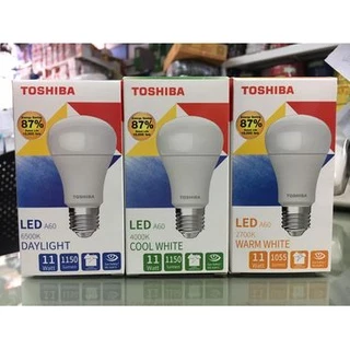 TOSHIBA หลอดไฟ LED 4W / 7W / 9W / 11W / 13W / 15W / 18W ขั้ว E27 แสงขาว / แสงคูล / แสงส้ม