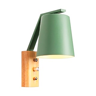 LUZINO โคมไฟผนัง E27 รุ่น WS-W0011-GR ขนาด 13 x 13 x 25 ซม. สีเขียว LUZINO Wall Light E27 Model WS-W0011-GR Size 13 x 13