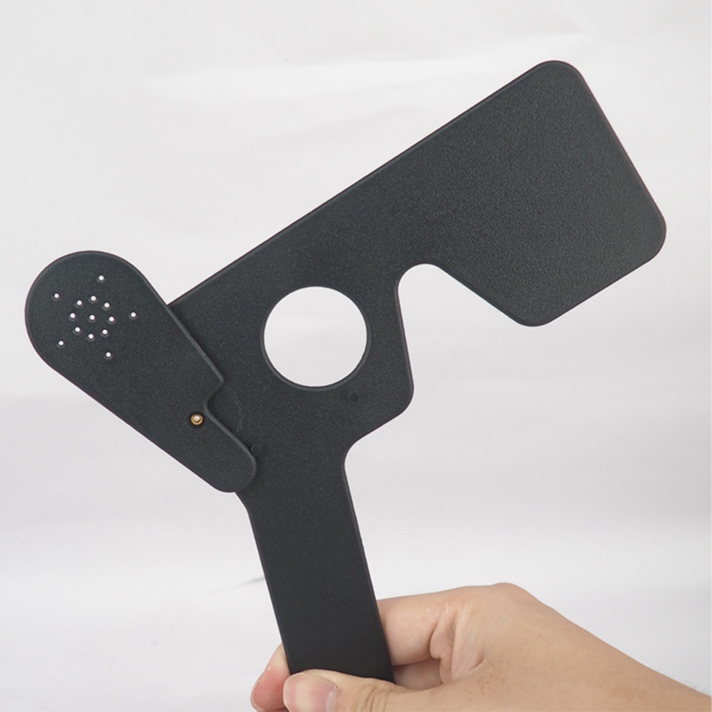 Lorgnette 17 Pinhole พลาสติกสีดําทดสอบวิสัยทัศน์ตา รูปที่ 4