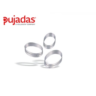 PUJADAS พิมพ์ขึ้นรูปอาหาร รูปทรงวงรีขอบเรียบ PUJ1-776