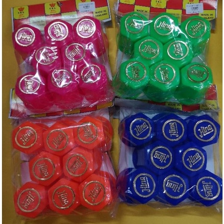 ฝาครอบน๊อตล้อเบอร์41 HINO ฮิโน่ ครอบสกรูล้อรถ ครอบดุมล้อ พลาสติก 1ชุดมี 8ฝา