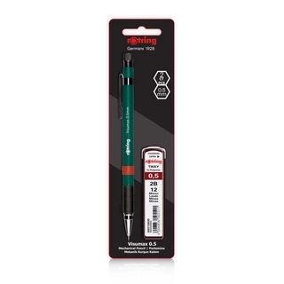Rotring Visumax (รอตติ้ง) ดินสอกดรอตติ้ง 0.5 มม. ฟรี ไส้ดินสอกด2B ดินสอกด ดินสอ ไส้ดินสอdf ไส้ดินสอ2B