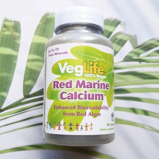 แคลเซียม Red Marine Calcium 90 Tablets (VegLife®)