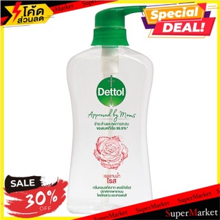 🔥สินค้าขายดี!! เดทตอล โรส เจลอาบน้ำ 500กรัม Dettol Rose Antibacterial Shower Gel 500g