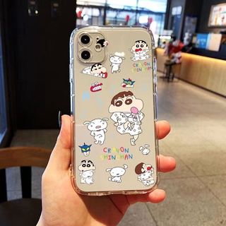 เคสiPhone6s ความกดอากาศ เคสโทรศัพท์มือถือนิ่ม แบบใส ลายการ์ตูนชินจัง สําหรับ เคสไอโฟน11 โทรศัพท์ iPhone 6s 7 8 plus 11 เคสไอโฟน 13 เคสไอโฟน 12 pro max mini เคสไอโฟน7พลัส xs XR iPhone 14 case เคสโทรศัพท์ ฝาครอบป้องกันการตก